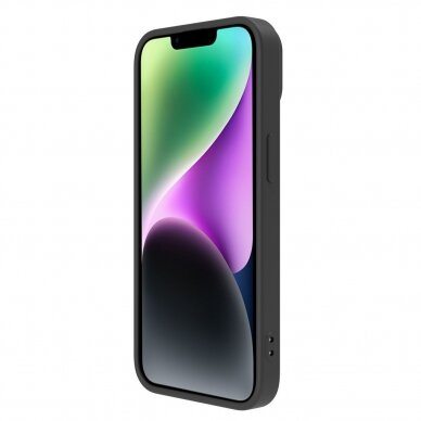 Akcija! *** Pažeista pakuotė ***Dėklas Nillkin CamShield Silky silicone case iPhone 14 Plus Juodas  3