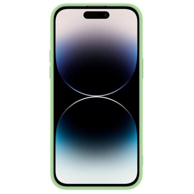 Dėklas Nillkin CamShield Silky silicone case iPhone 14 Pro Žalias 1