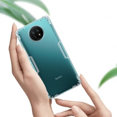 Dėklas Nillkin Nature TPU Xiaomi Redmi Note 9T 5G Permatomas 5