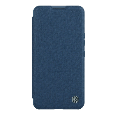 Dėklas Nillkin Qin Cloth Pro Case For iPhone 14 Plus Mėlynas 1