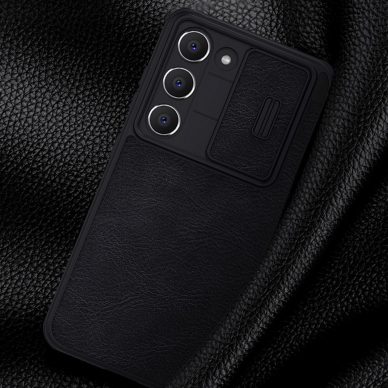 Dėklas Nillkin Qin Leather Pro Samsung Galaxy S23 Plus Juodas 6