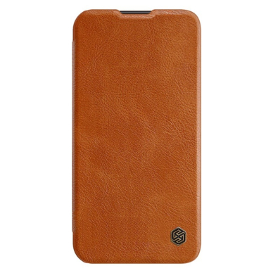 Dėklas Nillkin Qin Leather Pro Samsung Galaxy S23 Plus Rudas 1