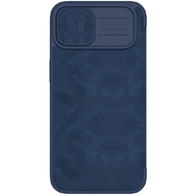 Dėklas Nillkin Qin Pro Leather Case iPhone 14 Plus Mėlynas 5