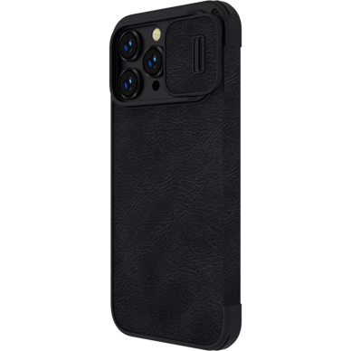 Dėklas Nillkin Qin Pro Leather Case iPhone 14 Pro Juodas 2