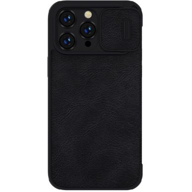 Dėklas Nillkin Qin Pro Leather Case iPhone 14 Pro Max Juodas 1