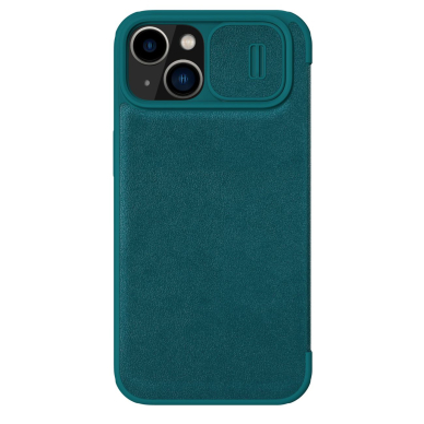 Dėklas Nillkin Qin Pro Leather Case-plain leather iPhone 14 Plus Žalias