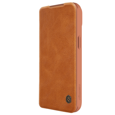 Nillkin Qin Pro Leather Flip Camera Cover Case for iPhone 15 Plus - Rudas 1