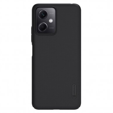 Dėklas Nillkin Super Frosted Shield Xiaomi Redmi Note 12 5G / Poco X5 5G Juodas