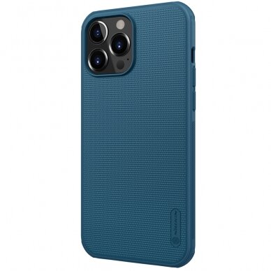 Dėklas iPhone 13 Pro Max Nillkin Super Frosted Shield Case Mėlynas 2