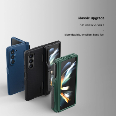 Nillkin Super Frosted Shield Fold Dėklas Samsung Galaxy Z Fold 5 - Juodas 5