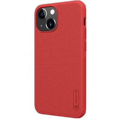 Dėklas Nillkin Super Frosted Shield Pro Case for iPhone 13 mini Raudonas 2