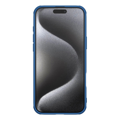 Nillkin Super Frosted Shield Pro Dėklas skirtas iPhone 16 Pro - Mėlynas 3