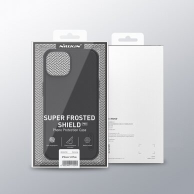 Dėklas Nillkin Super Frosted Shield Pro iPhone 14 Plus Žalias 4