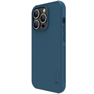 Dėklas Nillkin Super Frosted Shield Pro iPhone 14 Pro Mėlynas 1