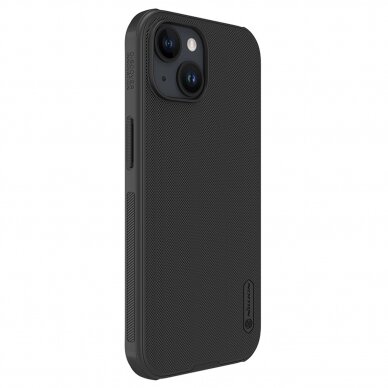 Nillkin Super Frosted Shield Pro iPhone 15 Case - Juodas 4