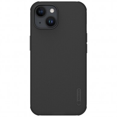 Nillkin Super Frosted Shield Pro iPhone 15 Case - Juodas