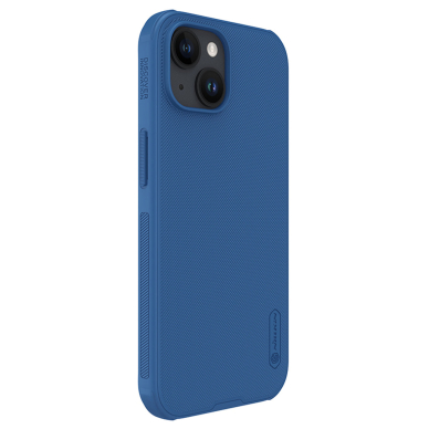 Nillkin Super Frosted Shield Pro iPhone 15 Case - Mėlynas 4