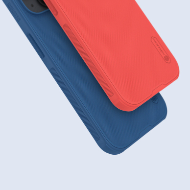 Nillkin Super Frosted Shield Pro iPhone 15 Case - Mėlynas 8