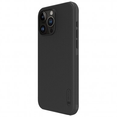 Nillkin Super Frosted Shield Pro iPhone 15 Pro Max Case - Juodas 2