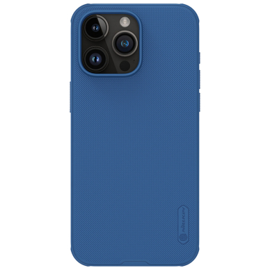 Nillkin Super Frosted Shield Pro iPhone 15 Pro Max Case - Mėlynas