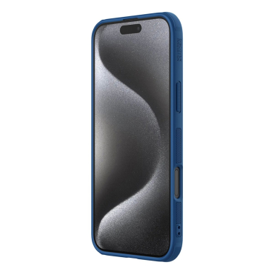 Nillkin Super Frosted Shield Pro Magnetic Dėklas skirtas iPhone 16 Pro - Mėlynas 3