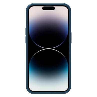 Dėklas Nillkin Super Frosted Shield Pro Magnetic Case iPhone 14 Pro Max Mėlynas 3