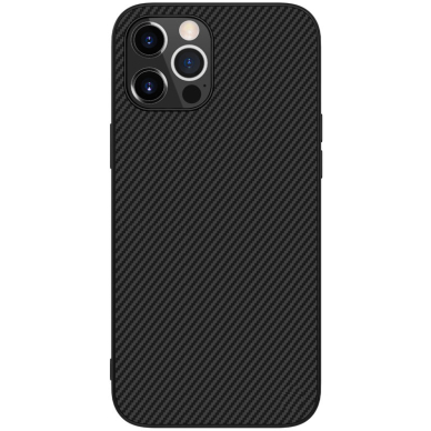 Dėklas Nillkin Synthetic Fiber Case iPhone 12 Pro Max Juodas 1