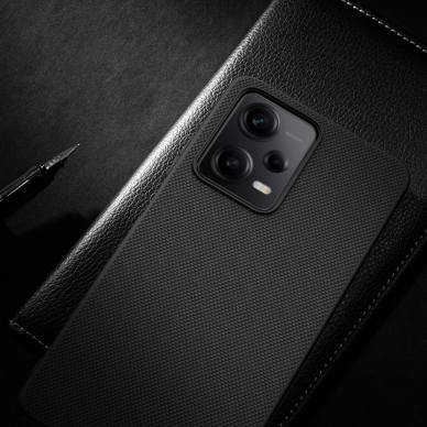 Akcija! Dėklas Nillkin Textured Xiaomi Redmi Note 12 Pro / Poco X5 Pro 5G Juodas  15