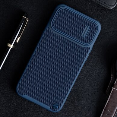 Dėklas Nillkin Textured S Case iPhone 14 Pro Max Tamsiai žalias 13