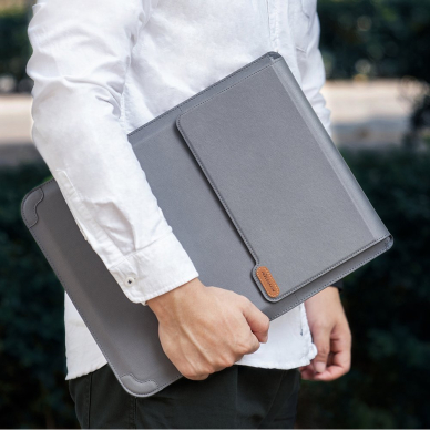 Nillkin Versatile pouch bag case skirta laptop up to 14 '' with the function of the stand and mouse pads gray 14