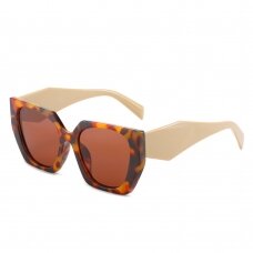 [Užsakomoji prekė] Akiniai Femei - Techsuit Non-Polarized (3967) - Leopard / Brown