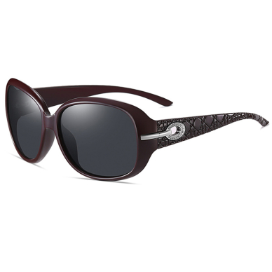 [Užsakomoji prekė] Akiniai Dama - Techsuit Polarized (2012) - Wine Red / Gray