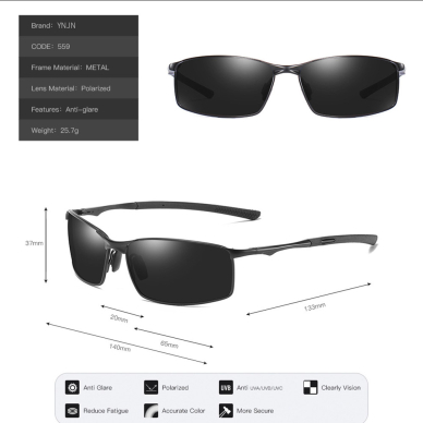 [Užsakomoji prekė] Akiniai Barbati - Techsuit Polarized (559) - Rudas 9