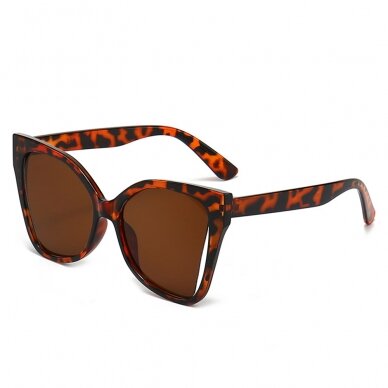 [Užsakomoji prekė] Akiniai Femei - Techsuit Non-Polarized (5335) - Leopard / Brown