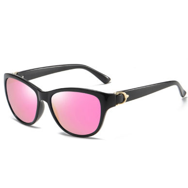 [Užsakomoji prekė] Akiniai Femei - Techsuit Polarized (A572) - Juodas / Pink Mirror