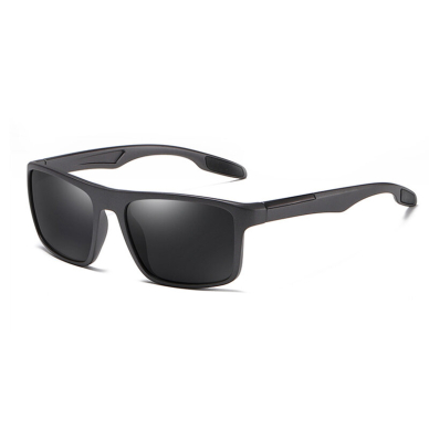 [Užsakomoji prekė] Akiniai nuo saulės- Techsuit Polarised TR90 (MM101) - Matte Juodas / Pilkas