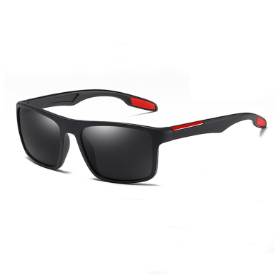 [Užsakomoji prekė] Akiniai nuo saulės- Techsuit Polarised TR90 (MM101) - Matte Juodas / Raudonas