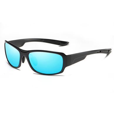 [Užsakomoji prekė] Akiniai nuo saulės- Techsuit Polarised TR90 (MM108) - Bright Juodas / Ice Mėlynas