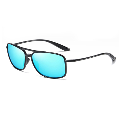 [Užsakomoji prekė] Akiniai nuo saulės- Techsuit Polarised TR90 (MM99) - Bright Juodas / Ice Mėlynas