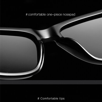 [Užsakomoji prekė] Akiniai - Techsuit Polarized (0717) - Juodas 7