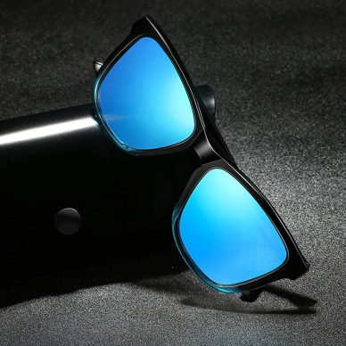 [Užsakomoji prekė] Akiniai - Techsuit Polarized (0717) - Gradient Black / Blue 1