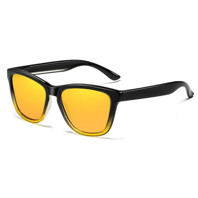 [Užsakomoji prekė] Akiniai - Techsuit Polarized (0717) - Gradient Black / Yellow