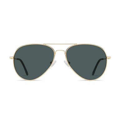 [Užsakomoji prekė] Akiniai Unisex - Techsuit Polarized (3025) - auksinis / Green 1