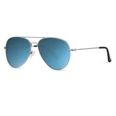 [Užsakomoji prekė] Akiniai Unisex - Techsuit Polarized (3025) - sidabrinis / Ice Blue