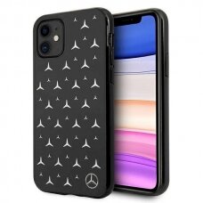 Originalus dėklas Mercedes MEHCN61ESPBK iPhone 11 6,1" / Xr  Juodas hardcase Silver Stars Pattern