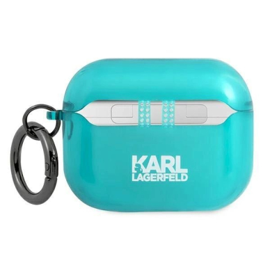 Orginalus dėklas Karl Lagerfeld KLAPUCHFL AirPods Pro cover /Mėlynas Choupette 1