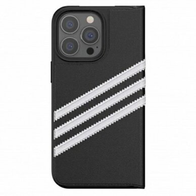 Originalus Adidas dėklas OR Booklet Case PU iPhone 13 Pro / 13 6,1"   Juodas Baltas 47112 4