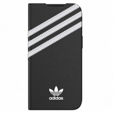 Originalus Adidas dėklas OR Booklet Case PU iPhone 13 Pro / 13 6,1"   Juodas Baltas 47112 6