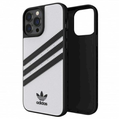 Originalus Adidas dėklas OR Molded PU iPhone 13 Pro Max 6.7 Baltas / Baltas 47143 6