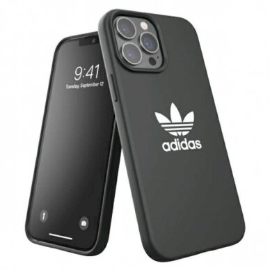 Originalus Adidas dėklas OR Silicone iPhone 13 Pro Max 6.7 Juodas 47150